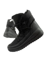 Easy Way zimné topánky snehové topánky dámske zateplené módne čierne dámske