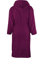 The One Towelling Bathrobe hooded Župan s kapucňou 48.1021 slivkový