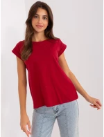 Tričko RV TS 4833.00X burgundy