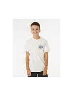 Chlapčenské tričko RIP CURL Pacific Rinse Sunrise Tee-Boy, biele, detské Chlapčenské tričko RIP CURL Pacific Rinse Sunrise Tee-Boy, biele, detské