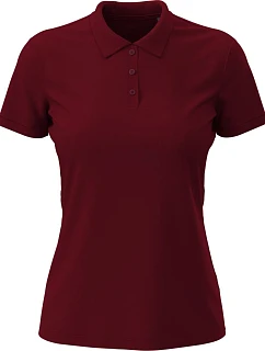 Stedman Lux Polo Women Dámske piqué polo „Lux“ 05.9160 bordó