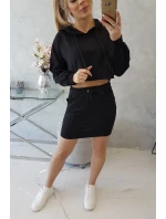 Súprava blúzky so sukňou čierna Súprava blúzky so sukňou čierna