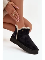 Śniegowce Damskie Na Platformie Wrangler 20253093.25Y Czarne