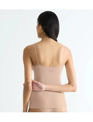 sloggi GO Daily Cotton Spaghetti Top - BROWN - SLOGGI BROWN - SLOGGI