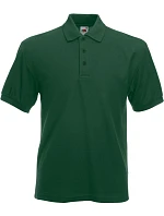 Fruit of the Loom Heavy 65/35 Pique Polo – polo tričko z hrubej bavlny 16.3204 fľaškovozelená
