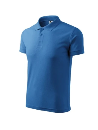 Pánske tričko Pique Polo azure blue