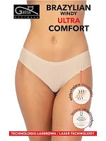 Dámske brazílske nohavičky 41670 Windy Ultra Comfort Black - Gatta