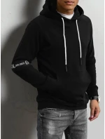 Pánska čierna mikina FashionStreet BX5437
