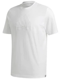 Pánske tričko M BB T GD3844 White pattern - Adidas