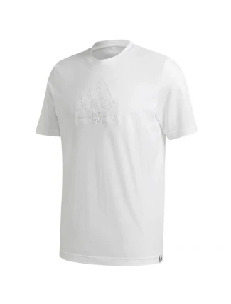 Pánske tričko M BB T GD3844 White pattern - Adidas