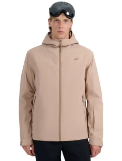 Pánska lyžiarska bunda 4F M0787 beige 4FWAW25TTJAM0787 83S pánska