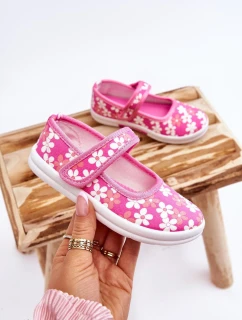 Dziecięce Baleriny W Kwiatuszki Różowe Noah