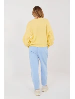 Šnúrové nohavice model 224381 Taliansko Moda