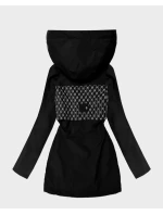 Dámska bunda Goodlookin s monogramom čierna (KK60412-1#)