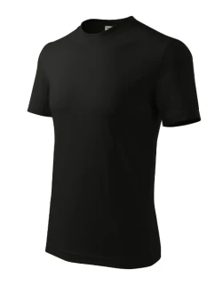 Základné tričko unisex čierne
