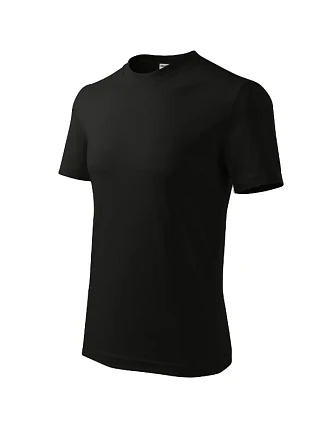 Základné tričko unisex čierne Základné tričko unisex čierne