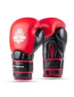 Boxerské rukavice z prírodnej kože Warrior RED