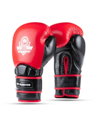 Boxerské rukavice z prírodnej kože Warrior RED