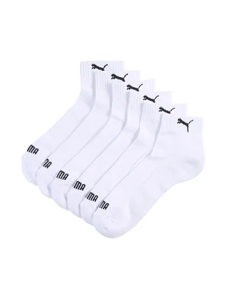Ponožky Puma Cushioned Quarter, balenie po 3 kusoch, biele, 938581 02 Ponožky Puma Cushioned Quarter, balenie po 3 kusoch, biele, 938581 02