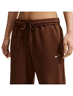 Dámske nohavice Nike Studio Fleece Medium Weigh, hnedé, IM8078 259, dámske Dámske nohavice Nike Studio Fleece Medium Weigh, hnedé, IM8078 259, dámske