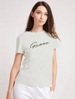 Dámske tričko Amelia O1BA08K8HM0 - H9D2 - Šedobéžová - Guess