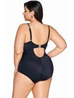 Dámske jednodielne plavky 63 black plus - AVA
