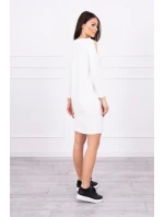 Šaty s potlačou Dream ecru