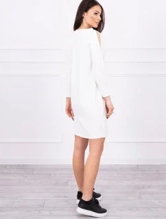 Šaty s potlačou Dream ecru