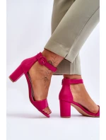 Dámske sandále na podpätku Fuchsia Lexi