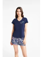 Dámske pyžamo Bluebird 40621-59X Námornícka modrá - Henderson Ladies