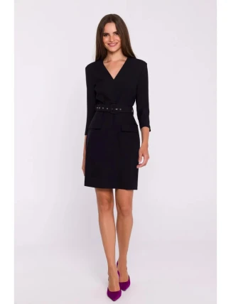 Dámske šaty S369 Black - Stylove