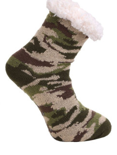 Protišmykové ponožky Masker winter zelené