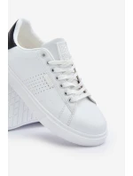 Trampki Sneakersy Męskie Z Eko Skóry Big Star OO174115 Białe