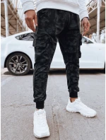 Pánske bojové nohavice čierne FashionStreet UX4362 Pánske bojové nohavice čierne FashionStreet UX4362