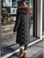 Dámska prešívaná dlhá bunda WINTERACT black FashionStreet TY4778 Dámska prešívaná dlhá bunda WINTERACT black FashionStreet TY4778