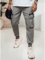 FashionStreet pánske sivé nohavice UX4472