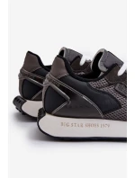 Buty Sportowe Sneakersy Męskie Memory Foam System Big Star NN174347 Czarne