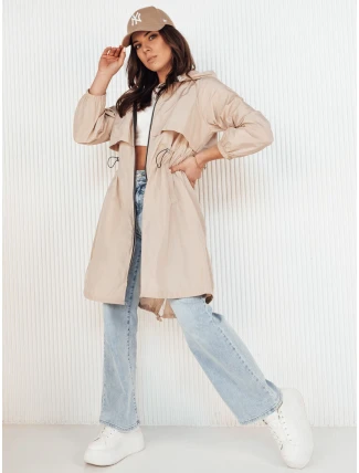 Dámska bunda parka WOLINA béžová FashionStreet TY4155