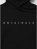 Pánska mikina s kapucňou a potlačou ORIGINALS, čierna, FashionStreet NX5151BX Pánska mikina s kapucňou a potlačou ORIGINALS, čierna, FashionStreet NX5151BX