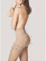 Dámske pančuchové nohavice Fiore Total Slim M 5206 20 deň 2-4