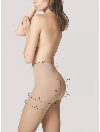 Dámske pančuchové nohavice Fiore Total Slim M 5206 20 deň 2-4