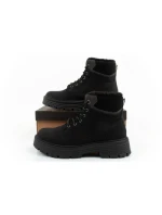 Topánky O'neill zimné trappery dámske členkové topánky zateplené módne čierne dámske