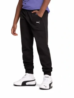 Detské tepláky Puma BMW MMS čierne pohodlný športový štýl