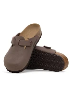 Birkenstock dreváky BOSTON KIDS BS 1030809 MOCCA (úzka šírka) detské