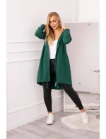 Svetlo zelená bunda s potlačou