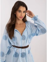 Blúzka LK BZ 509747.80 svetlomodrá