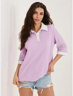 Blúzka LK BZ 510218.02 svetlo fialová