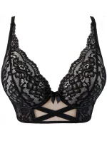 Polovičný korzet V-9631 čierny - Axami