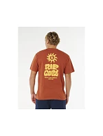 Pánske tričko RIP CURL Pacific Rinse Glass Off Tee, hnedé