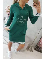 Tmavozelené šaty Brooklyn